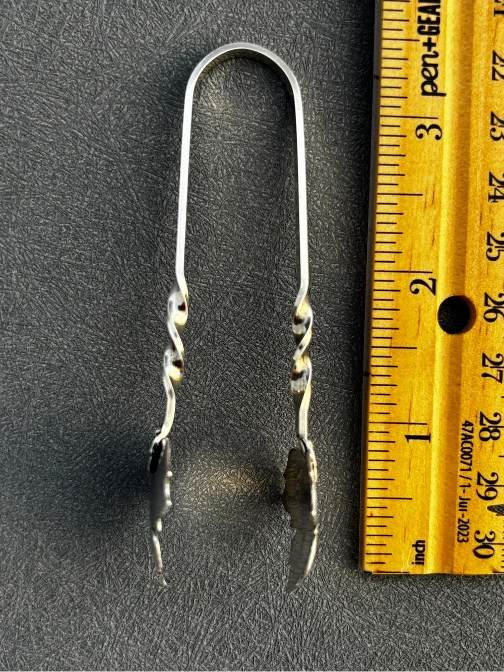 Vintage Raimond Silver Company Sterling Silver Sugar/Bonbon Tongs